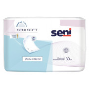 Seni Soft / Сени Софт - одноразовые впитывающие пеленки, 90x60 см, 30 шт.