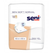 Seni Soft Normal / Сени Софт Нормал - одноразовые впитывающие пеленки, 60x60 см, 10 шт.